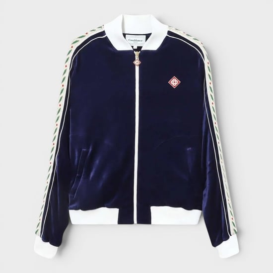 Casablanca Laurel Trainingsjacke In Marineblau - Image 1