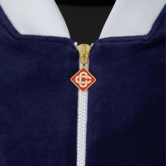 Casablanca Laurel Trainingsjacke In Marineblau - Image 6