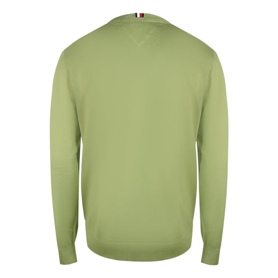 Tommy Hilfiger Sweatshirt Mit Rundhalsausschnitt In Verwaschenem Olivgrün - Image 2