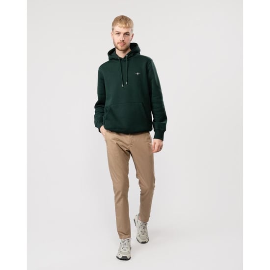 Gant Regular Shield Hoodie Sweatshirt - Image 3