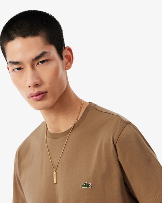 Lacoste Herren-T-Shirt aus schlichtem Pima-Leder - Image 4