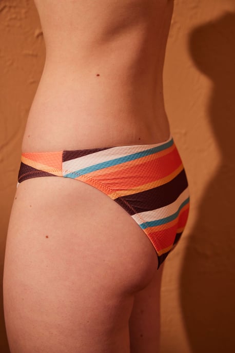 Tief geschnittene gestreifte Bikini-Höschen - Image 3