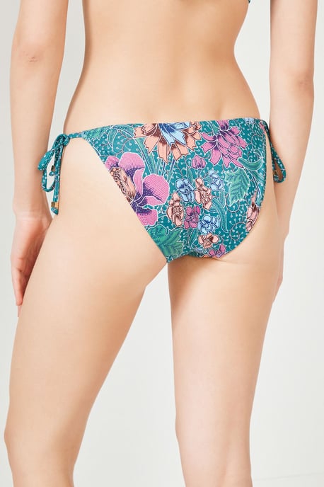Blumenbikini-Hose mit Seitenschnürung - Image 2