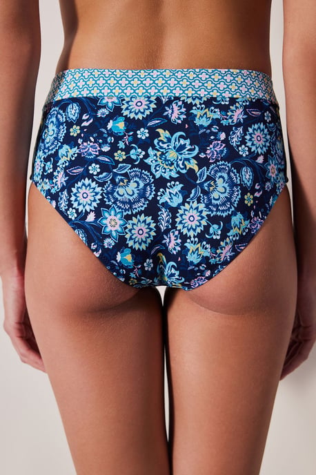 Hochgeschnittene florale Hipster-Bikiniunterteile - Image 2
