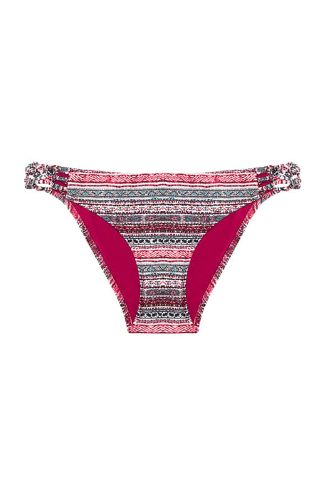 Niedrig geschnittene gestreifte Bikini-Höschen - Image 3