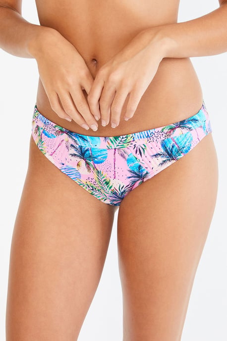 Tropische Hüft-Hipster-Bikini-Unterteile mit mittlerer Taille - Image 1