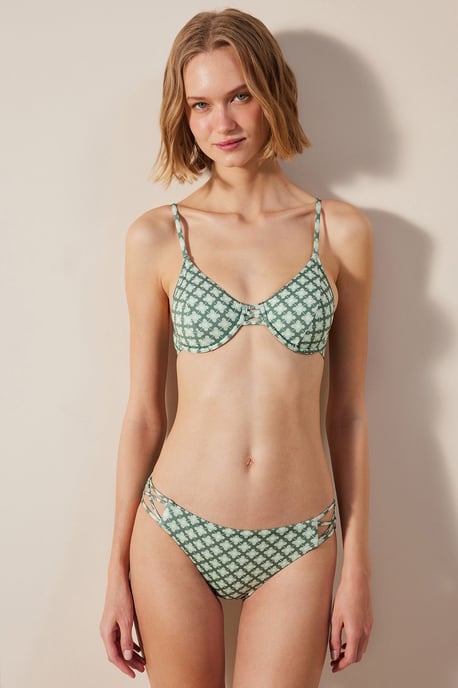 Geometrisch ausgeschnittene Hipster-Bikiniunterteile - Image 4