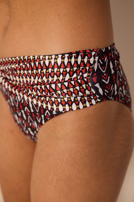Geometrische Wickel-Bikini-Höschen - Image 4