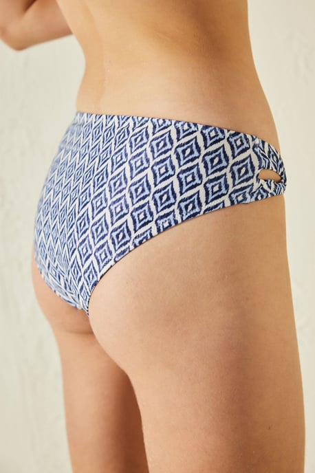 Geometrische Cut-Out Hipster-Bikini-Hosen - Image 3