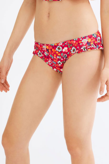 Blumige Low-Waist Hipster-Bikinihose - Image 2