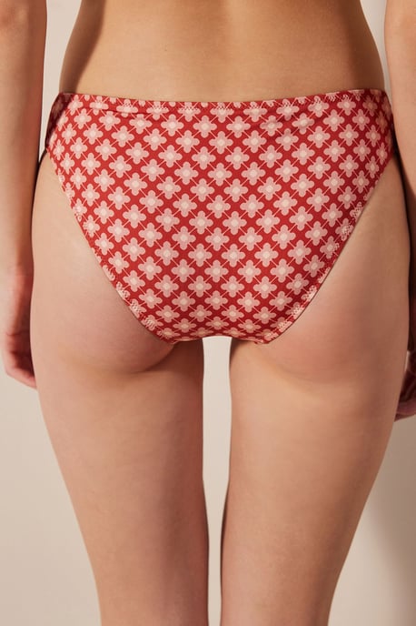 Geometrische Cut-Out Hipster-Bikinislips - Image 2