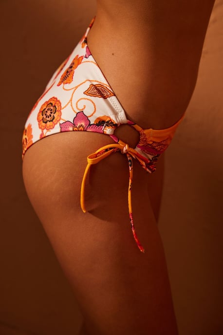 Blumige Low-Waist Hipster Bikini-Unterteile - Image 3