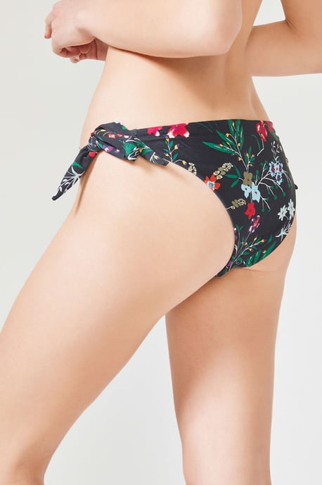 Blumige brasilianische Bikiniunterteile mit Schleifendetail - Image 2