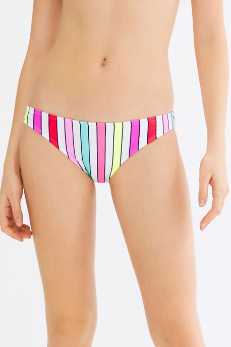 Niedrig geschnittene gestreifte Bikini-Hosentaille - Image 1