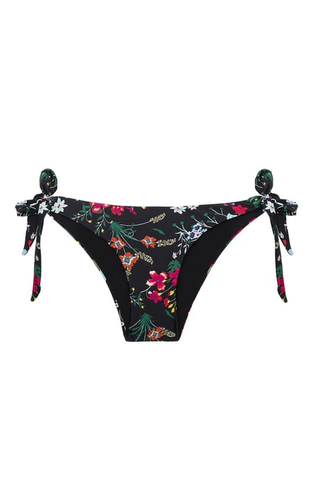 Blumige brasilianische Bikiniunterteile mit Schleifendetail - Image 3