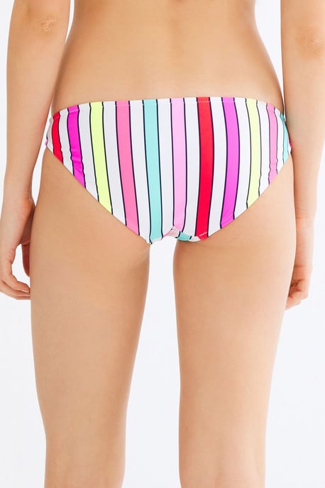 Niedrig geschnittene gestreifte Bikini-Hosentaille - Image 3