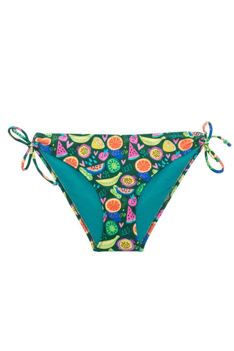 Fruchtmuster Bikinislip mit Bindebändern - Image 3