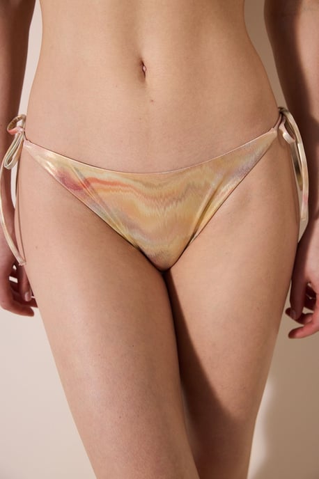 Tie-Dye Low-Rise Bikini-Höschen - Image 1