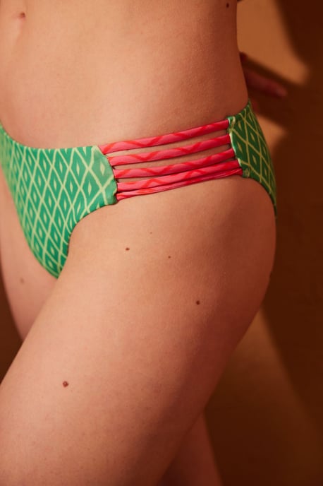 Geometrische Mid-Waist Hipster-Bikiniunterteile - Image 2