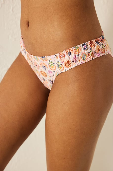 Blumige Midwaist-Hipster-Bikiniunterteile - Image 3