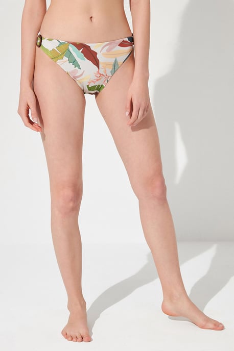 Tief ausgeschnittene tropische Hipster-Bikini-Unterteile - Image 2