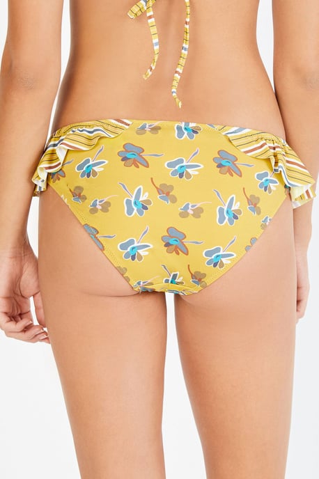 Blumen-Mid-Waist-Hipster-Bikini-Hosen - Image 2