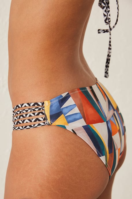 Penti Geometrische Mid-Waist Hipster-Bikinihose - Mehrfarbig - Image 2