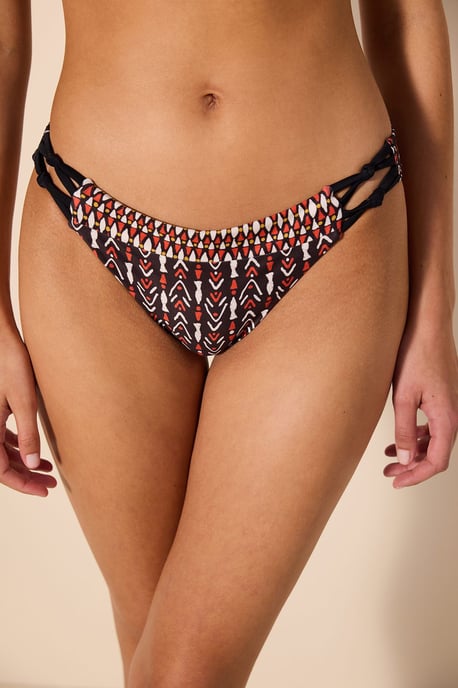 Geometrische Ausschnitt-Hipster-Bikinihose - Image 1