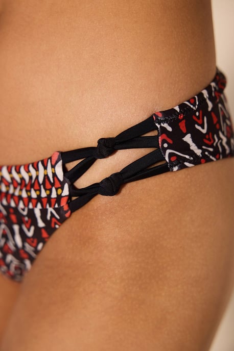 Geometrische Ausschnitt-Hipster-Bikinihose - Image 4