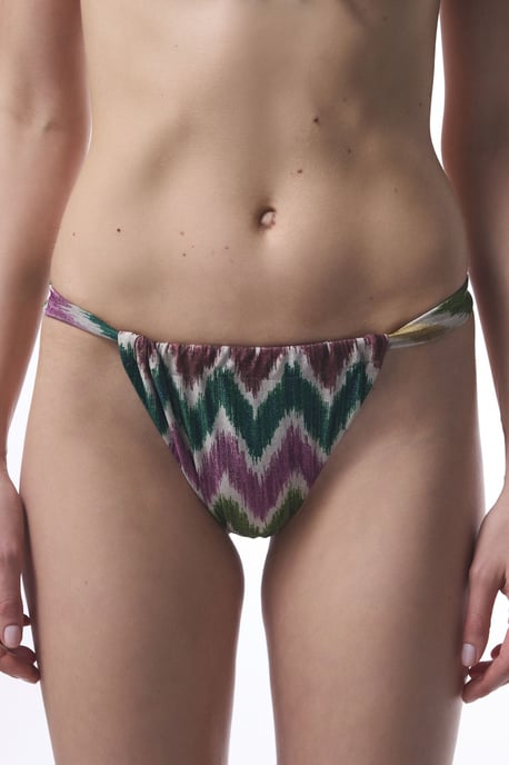 Niedrig sitzende geometrische Bikini-Hosen - Image 1