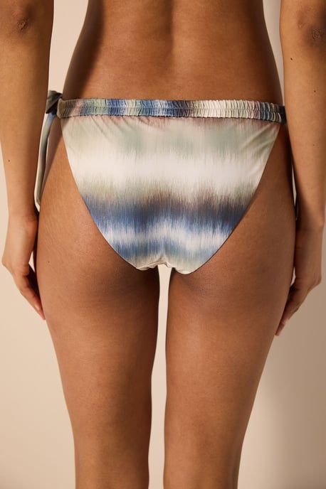 Tie-Dye Bikini-Hose mit niedrigem Bund - Image 2