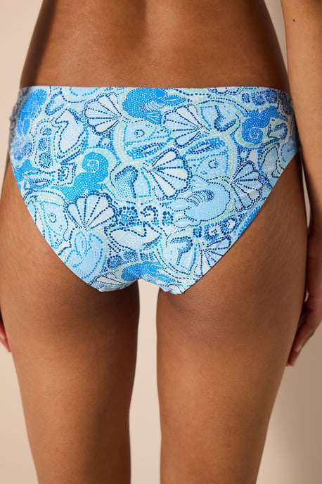 Blumige Hüfthosen-Bikiniunterteile mit mittlerer Taille - Image 2