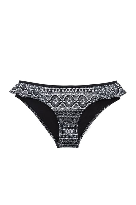 Tief-Taillierte Geometrische Hipster-Bikiniunterteile - Image 3
