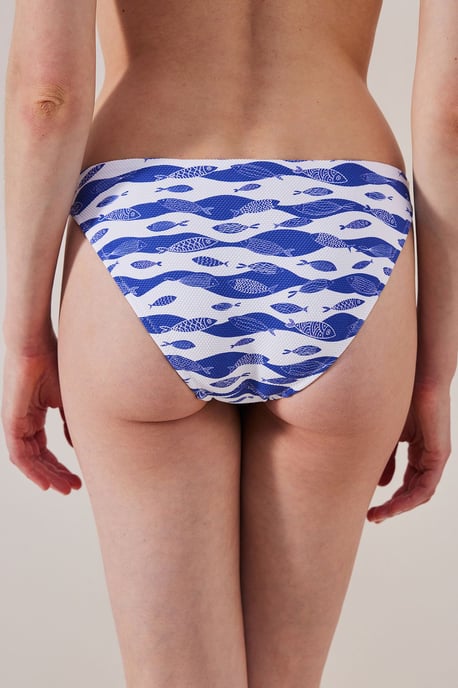 Bedruckte Bikini-Hosen mit mittlerer Taille - Image 2