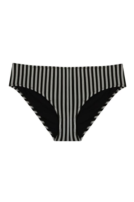 Gestreifte Hüfthosen-Bikiniunterteile mit mittlerer Taille - Image 4