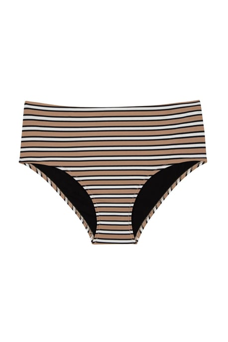 Hochtaillierte gestreifte Hipster-Bikinihose - Image 5
