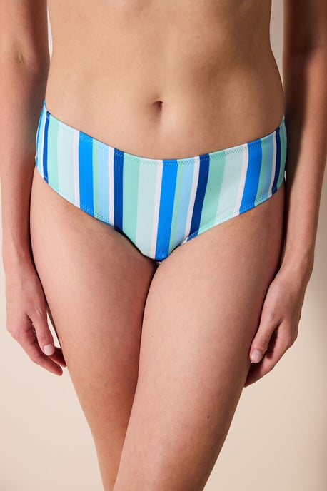 Gestreifte Hüfthosen-Bikiniunterteile mit mittlerer Taille - Image 2
