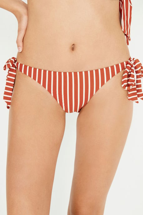 Niedrig geschnittene gestreifte Brasilianische Bikini-Hosen - Image 1