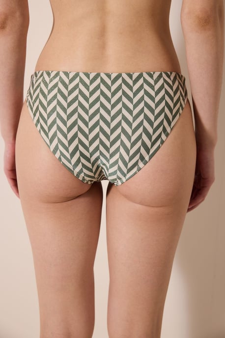 Mittelhohe Glitzer-Geometrische Bikini-Höschen - Image 2
