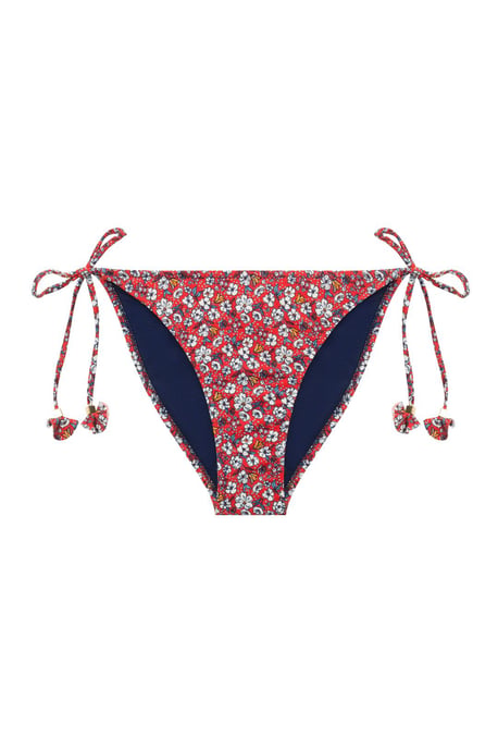 Blumige Low-Waist Bindebikini-Unterteile - Image 3