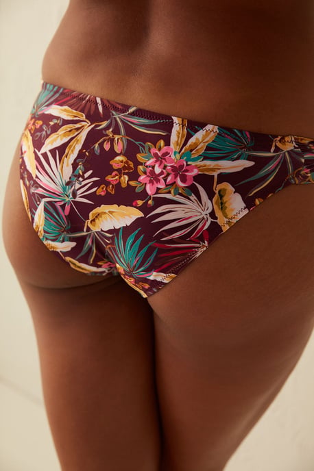 Blumen-Mid-Waist-Hipster-Bikini-Höschen - Image 2