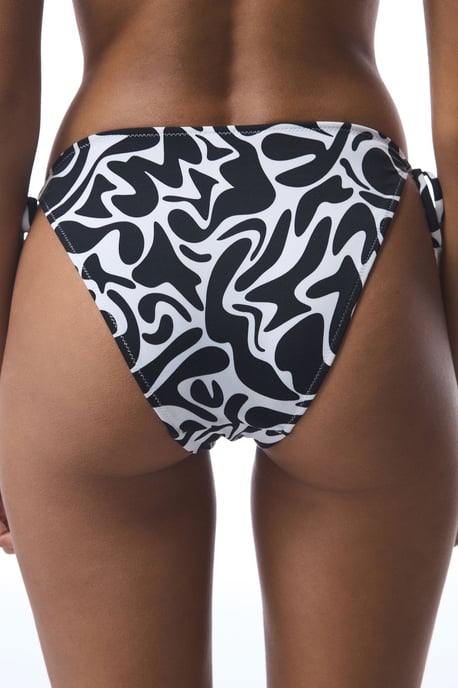 Tief geschnittene Bikinislips mit Knotenbindungen - Image 3