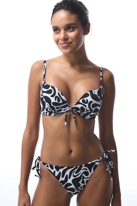 Tief geschnittene Bikinislips mit Knotenbindungen - Image 6