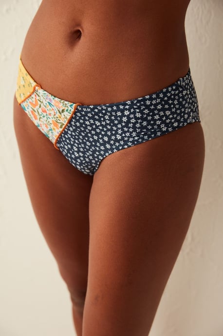 Blumige Mid-Waist Hipster-Bikiniunterteile - Image 2