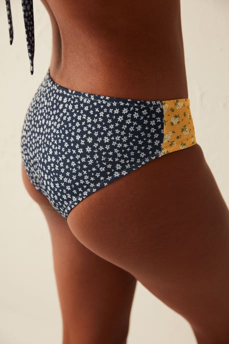 Blumige Mid-Waist Hipster-Bikiniunterteile - Image 3