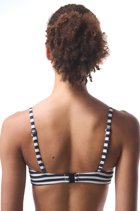Gestreifter Underwire-Bikini-Oberteil - Image 2