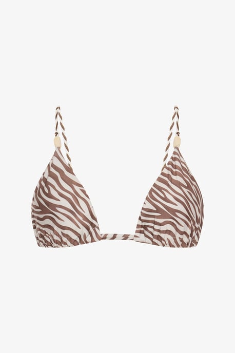 Penti Zebra-Print Dreieck-Bikini-Oberteil - Mehrfarbig - Image 4