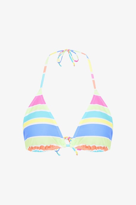 Penti Gestreiftes Halter-Dreieck-Bikinioberteil - Mehrfarbig - Image 5