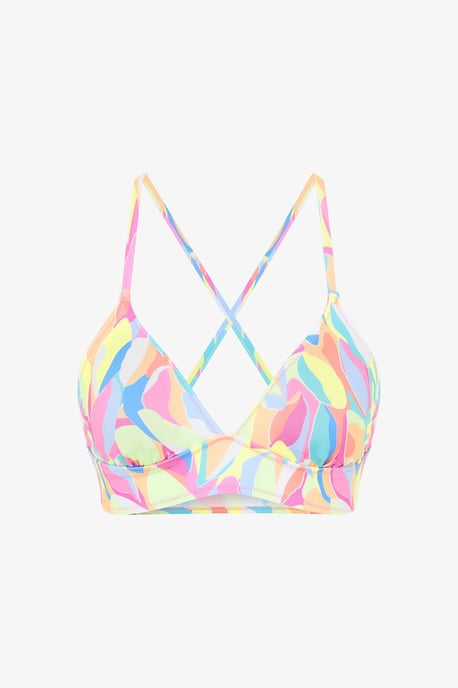 Abstraktes Druck Umwandelbares Bikini-Oberteil - Image 5