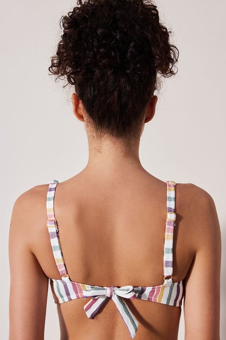 Penti Gestreiftes Bralette-Bikinioberteil - Mehrfarbig - Image 2